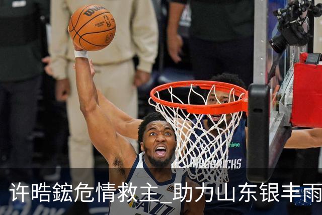 许晧鋐危情救主 助力山东银丰雨战大捷